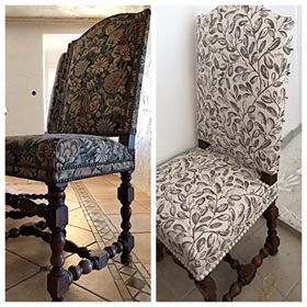 Changement du tissu.