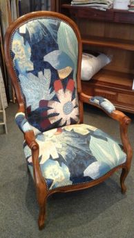 Fauteuil tissu Lelivre "Tropical"