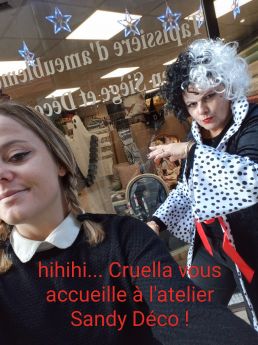 Cruella et Mercredi Adams  l Atelier Sandy Dco 