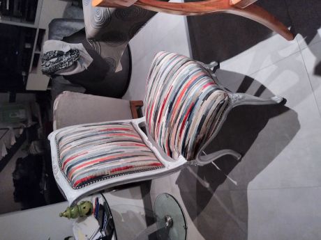 Chaise luis xv relooké