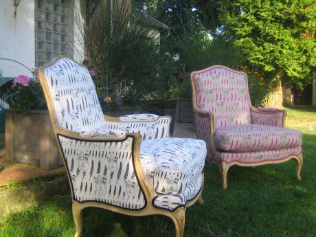 Bergère toile de langres